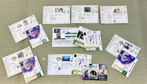 熊本県産い草の品質を証明する産地情報と、生産者の顔が見える安心の証明書。佐藤畳工業のこだわりです。