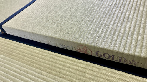 桐生市菱町のお客様宅で長年愛用されている希少な本藁床の畳