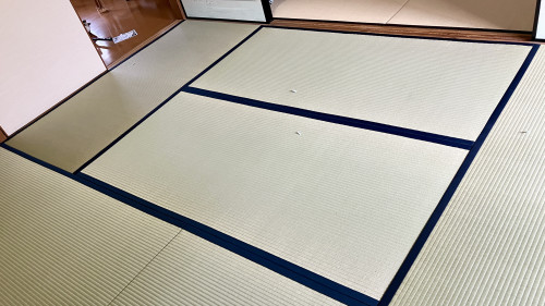 桐生市での大規模な畳替えプロジェクト二部屋目の美しい仕上がり