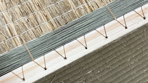 最高級ヒノキ製頭板の逢着