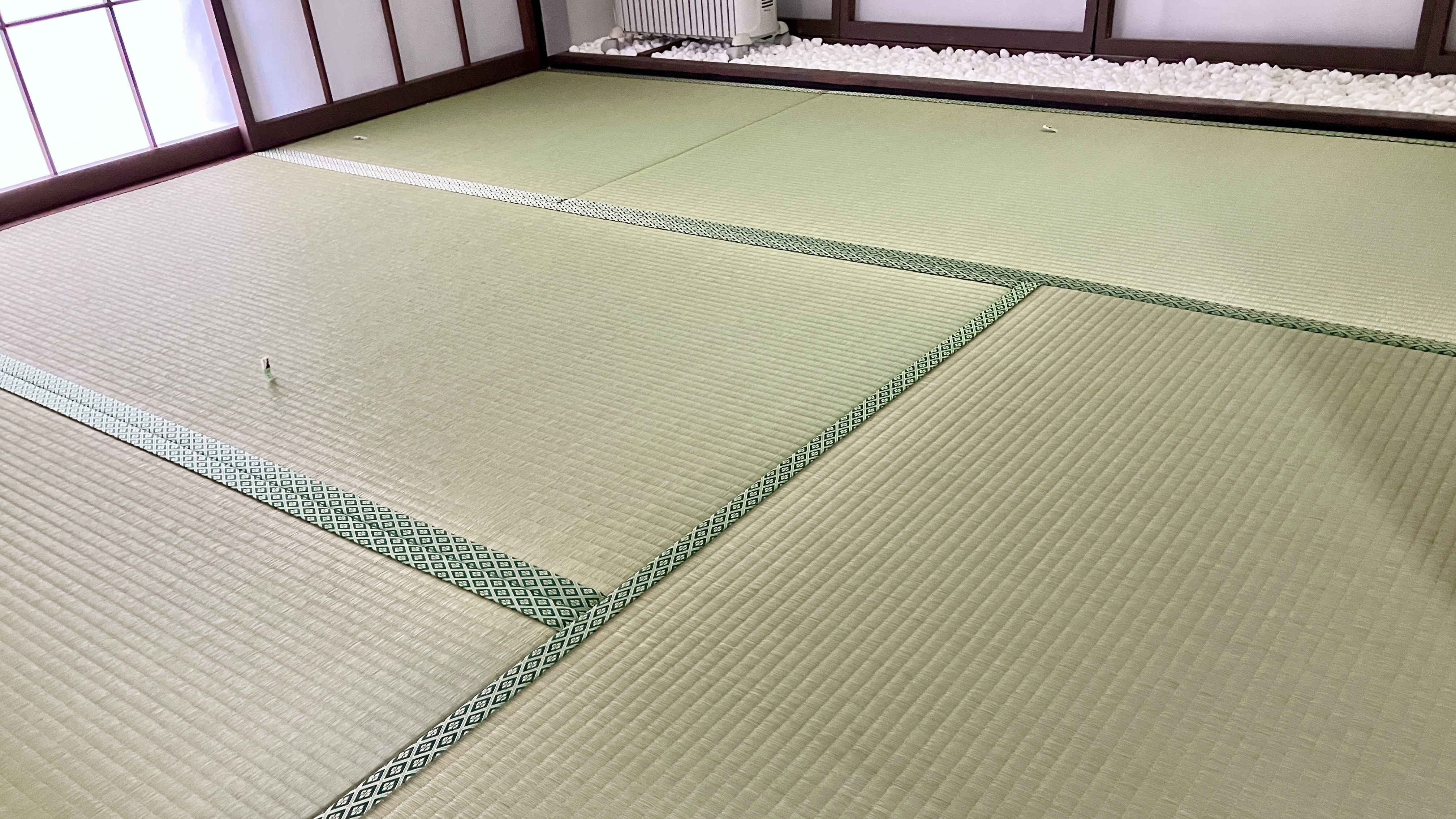 みどり市大間々町の別荘地にて新畳全面入れ替え工事が完了した4.5畳間の仕上がり写真｜佐藤畳工業