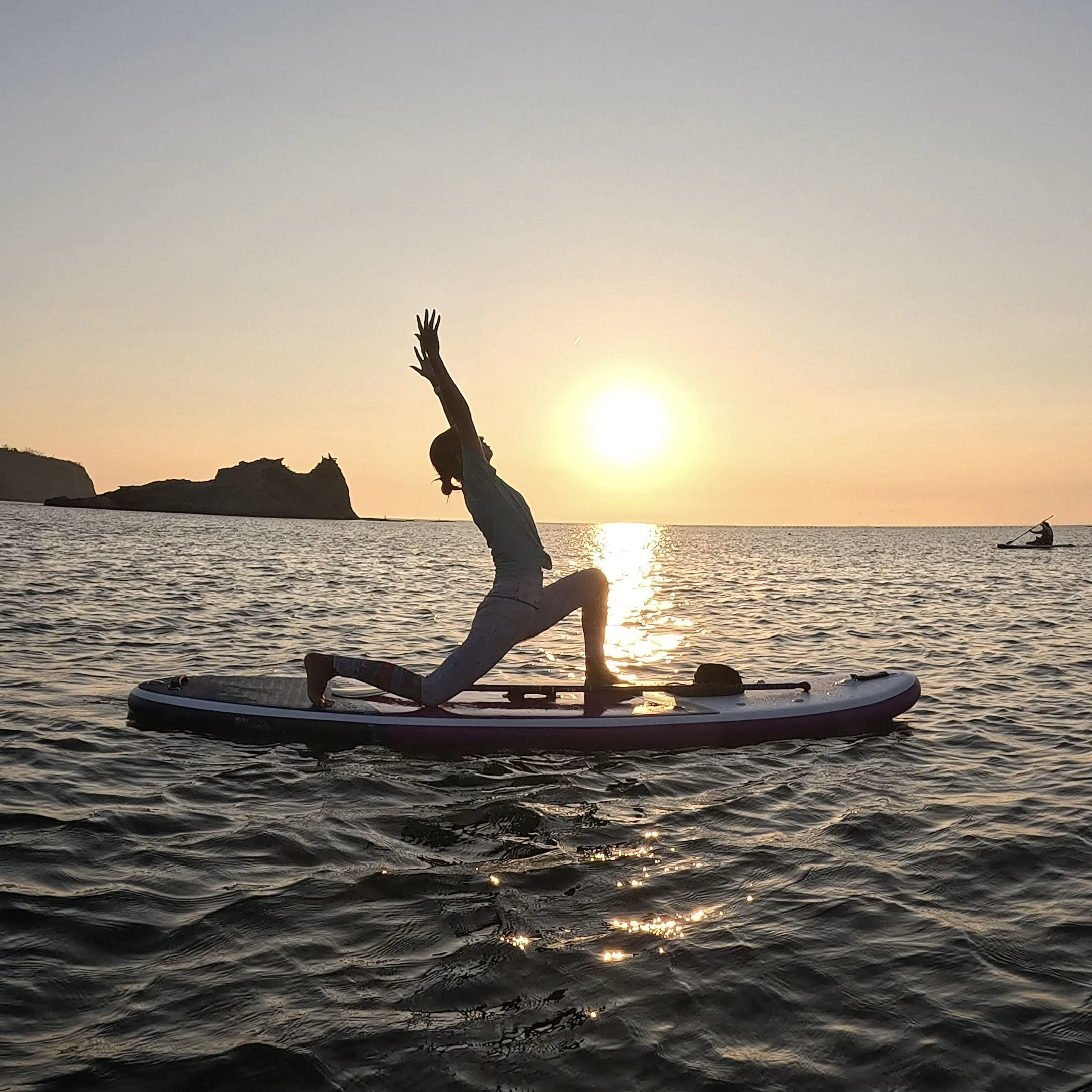 サンセットSUP YOGA 千葉 鋸南町 UMI to YAMA
