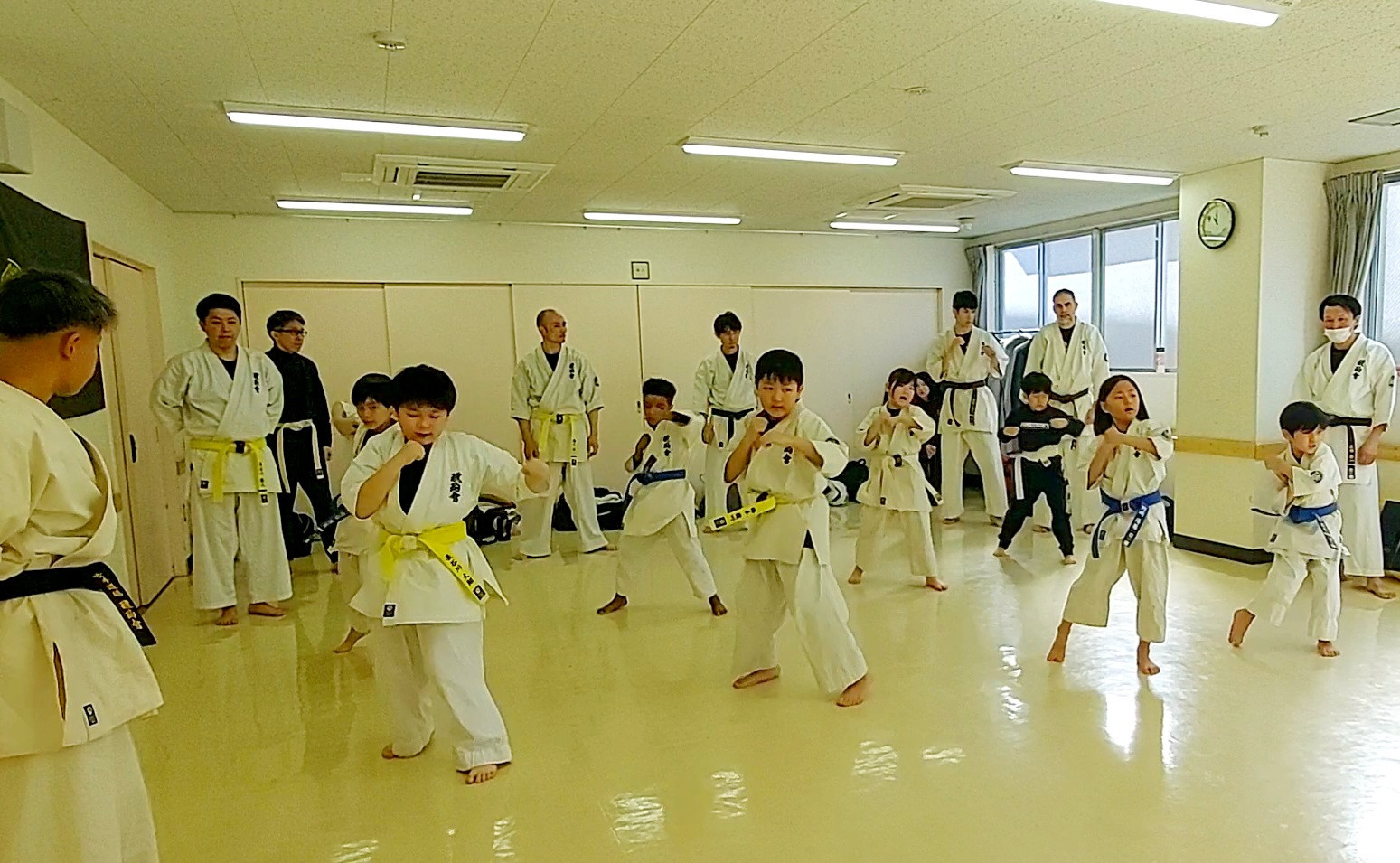 移動稽古（少年部）