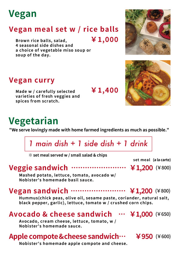 nobister,vegan