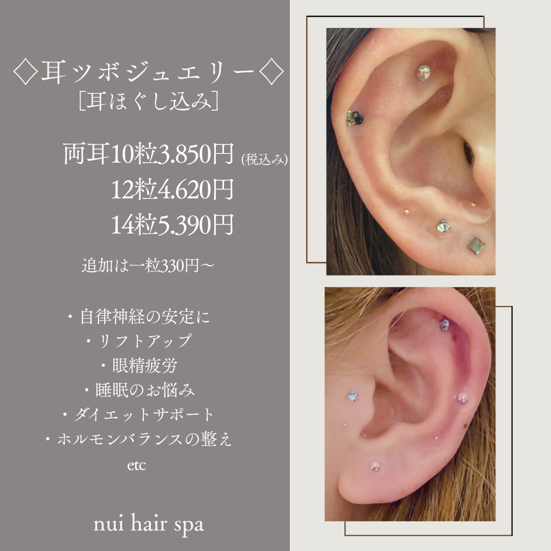 ✴︎耳ツボジュエリー✴︎