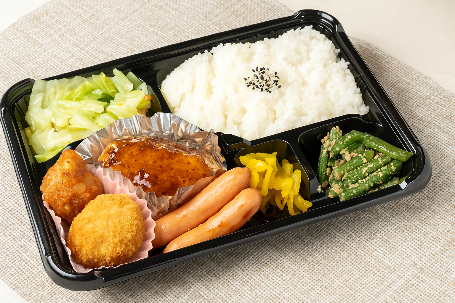 ハンバーグミックス弁当