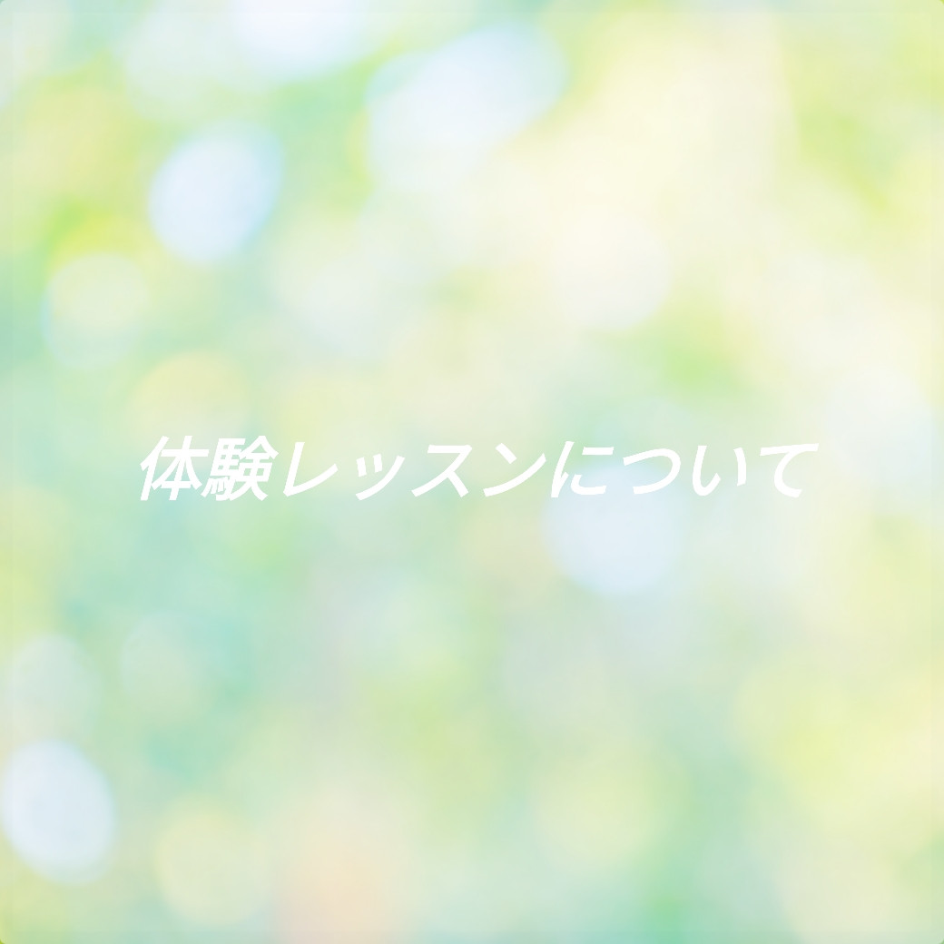 体験レッスンについて