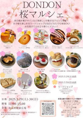 南太田駅前桜マルシェ