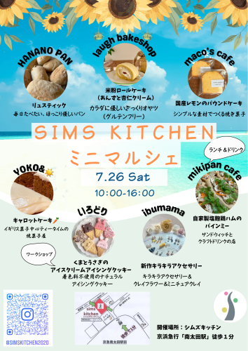 Sims kitchenミニマルシェ