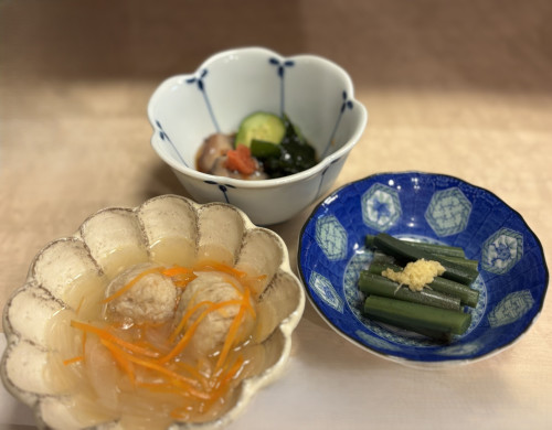 ５月のある日のお通し