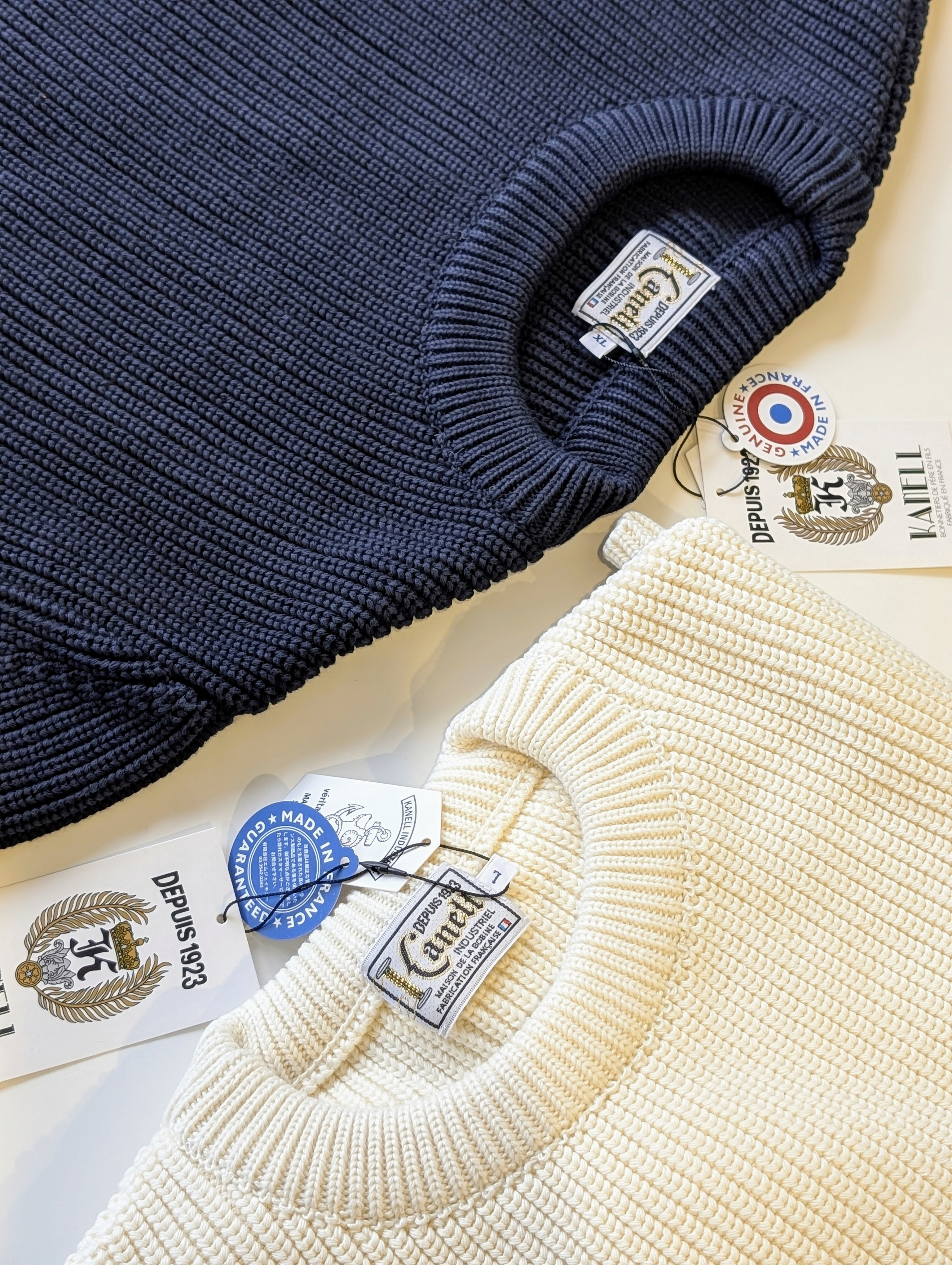 ボーイズマーケット別注 kanell(カネル) ローゲージコットンニット