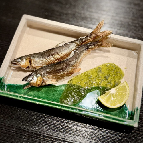 長良川の稚鮎。