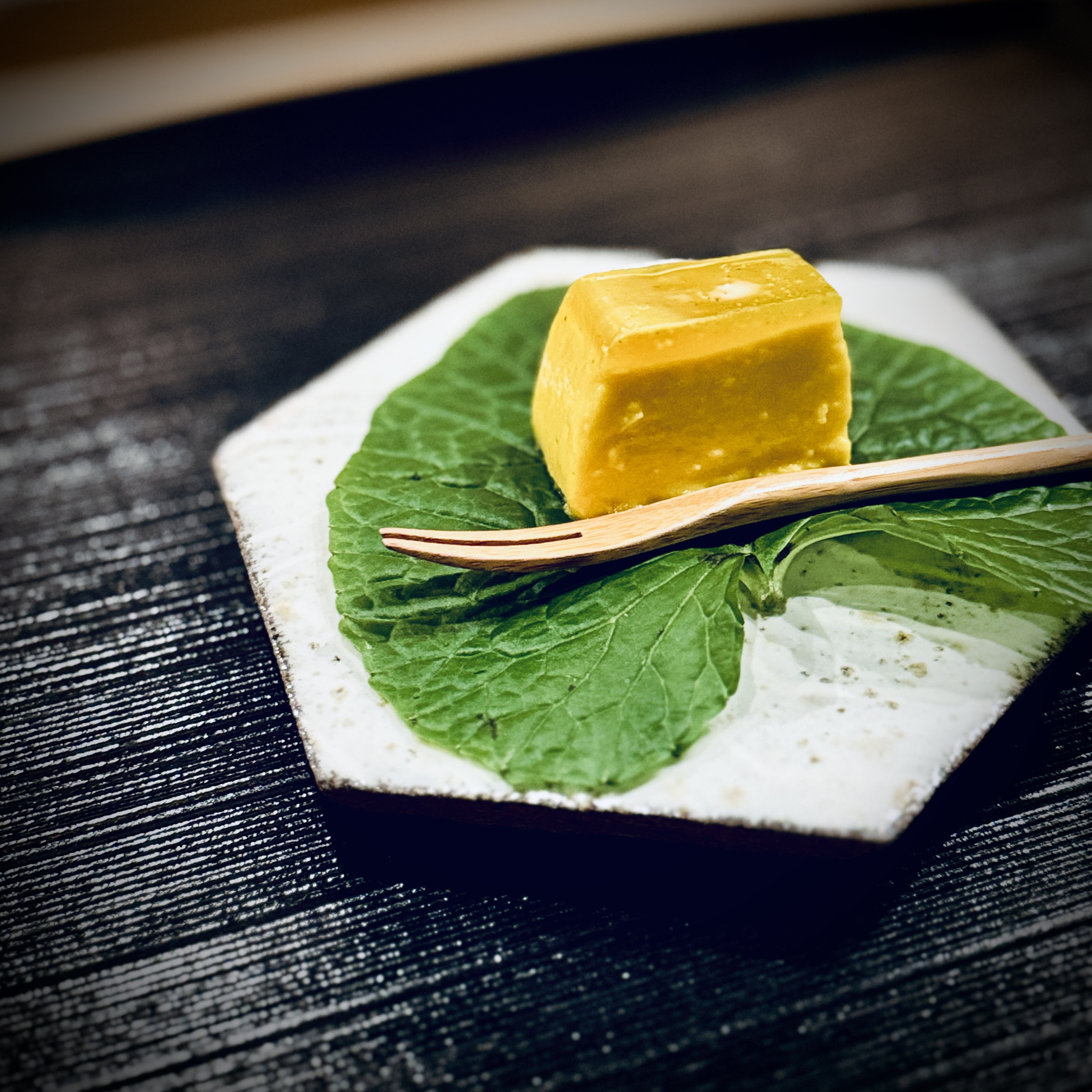かぼちゃのブランマンジェ。