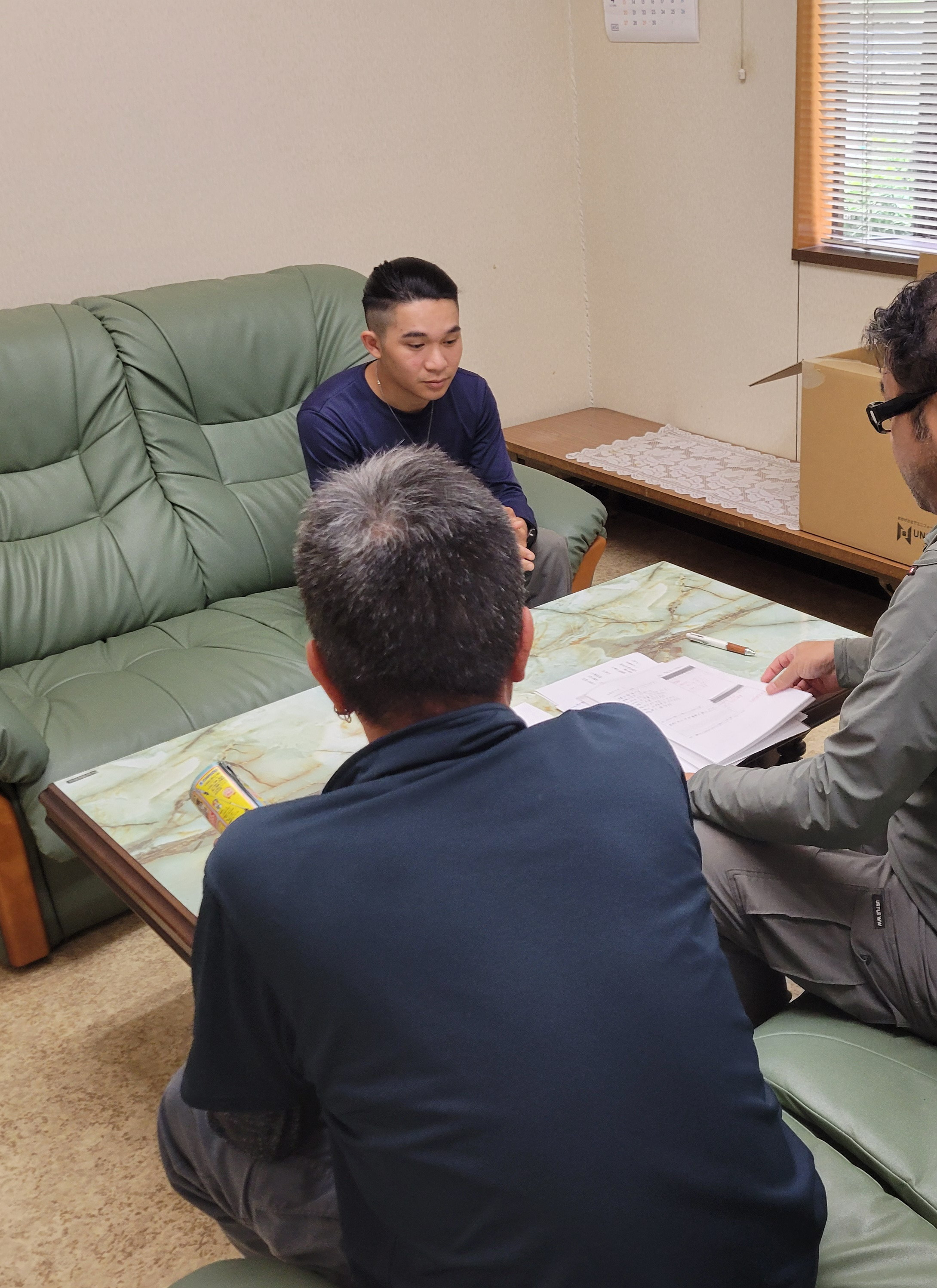 【実習生と個人面談を行いました！】