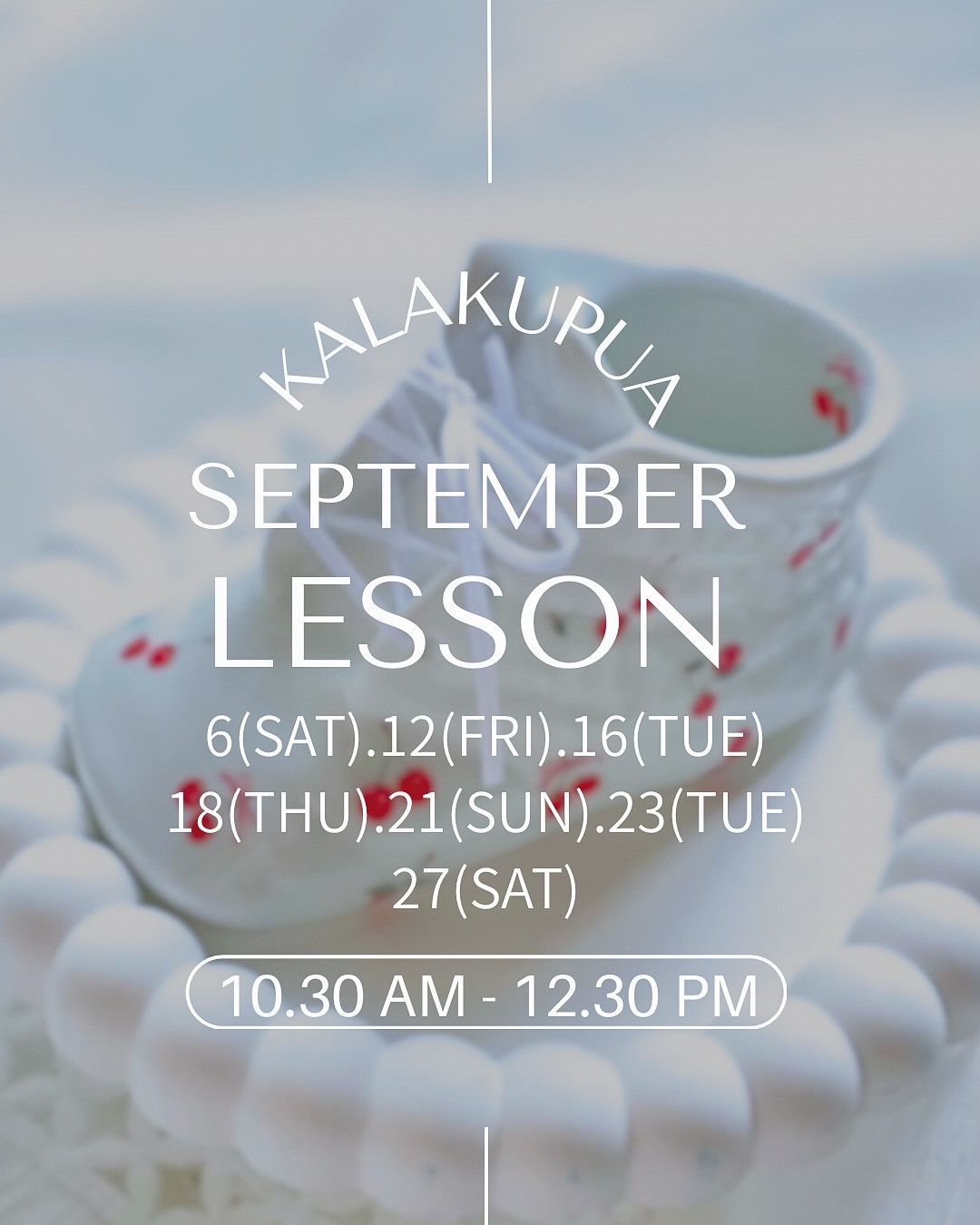 9月 Lessonお知らせ🗓️