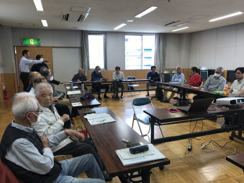 5月10日（土）の定例会は終了しました。