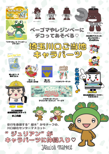 デコパーツに新しいキャラが仲間入り！！