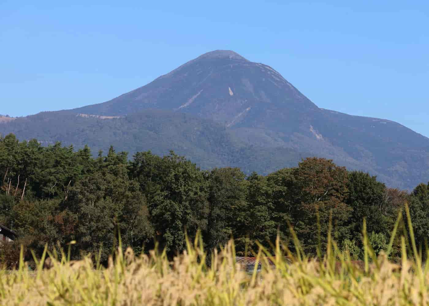 実りの季節の蓼科山　by H. Kobayashi