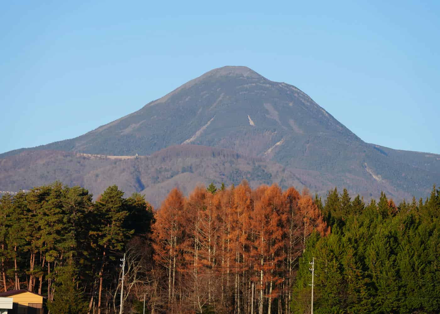初冬の蓼科山　by H. Kobayashi