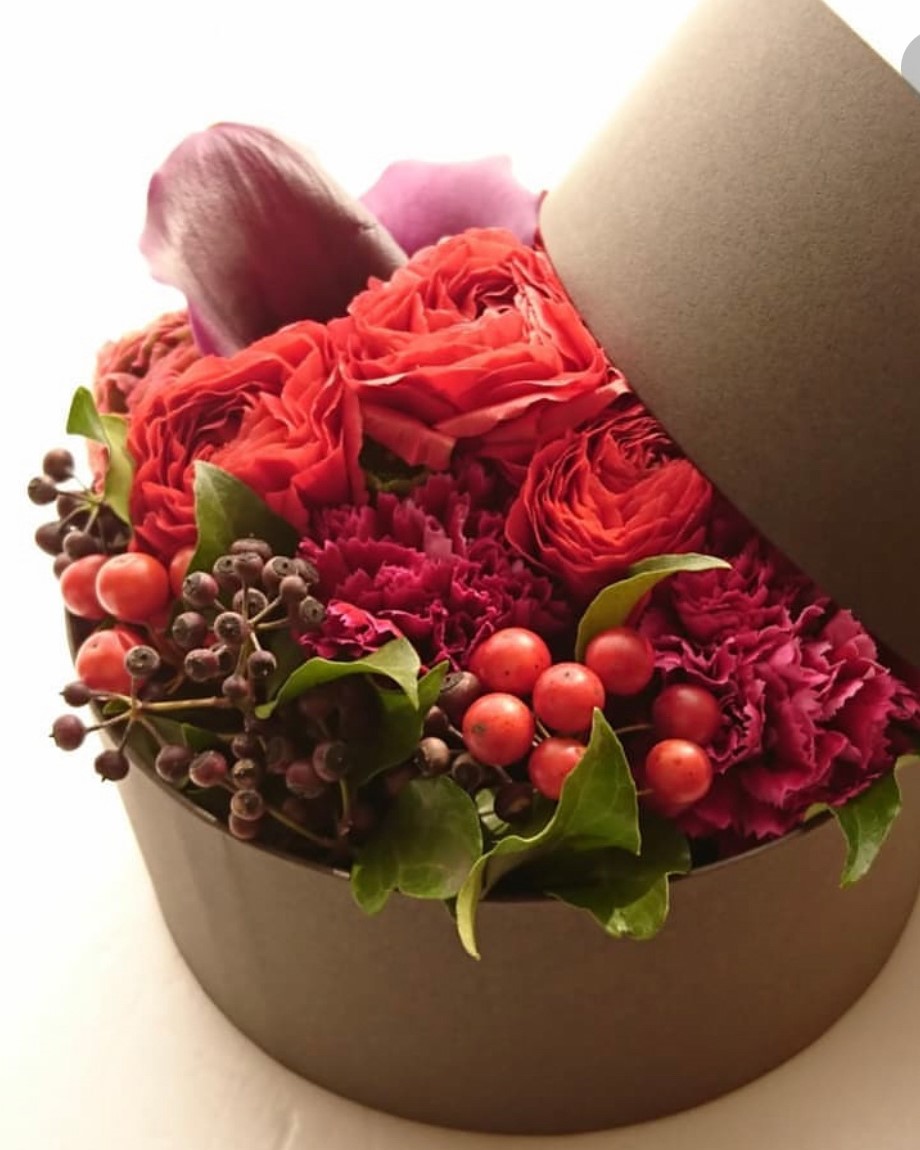 20, fresh box flower arrangement