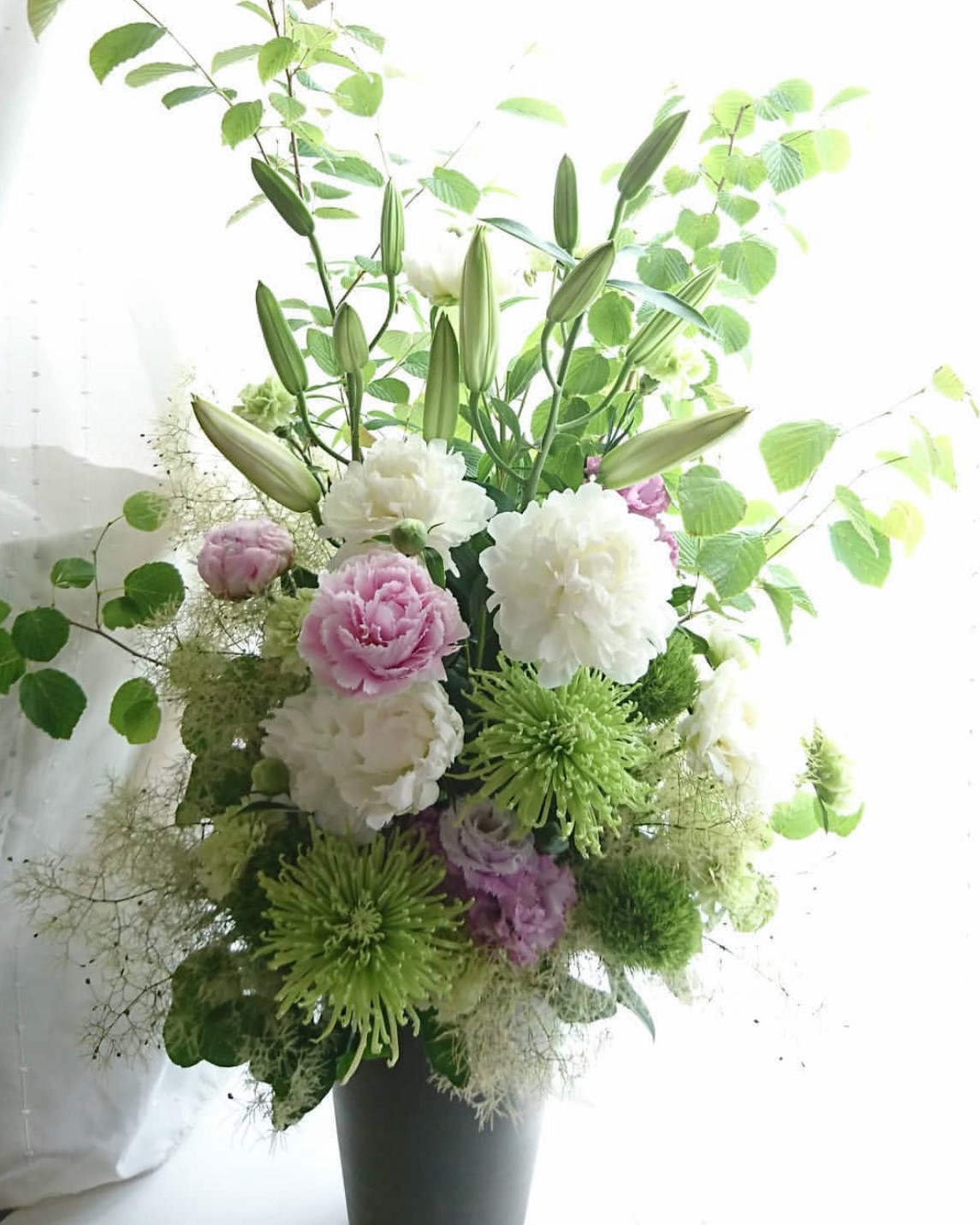 24, fresh flower arrangement