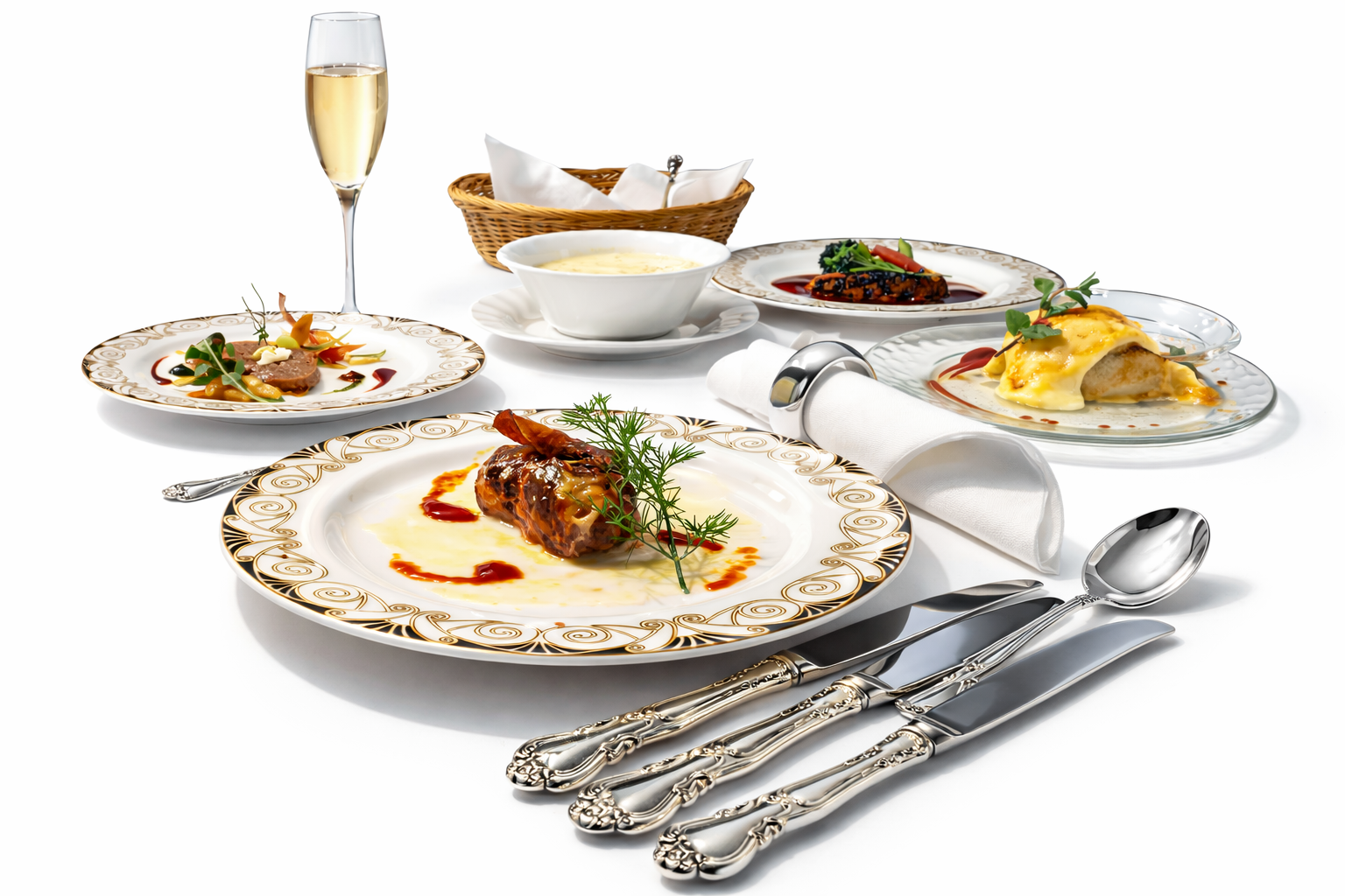 ランチ】全8品の季節のランチフルコース - La.miroir （ラ・ミロワール