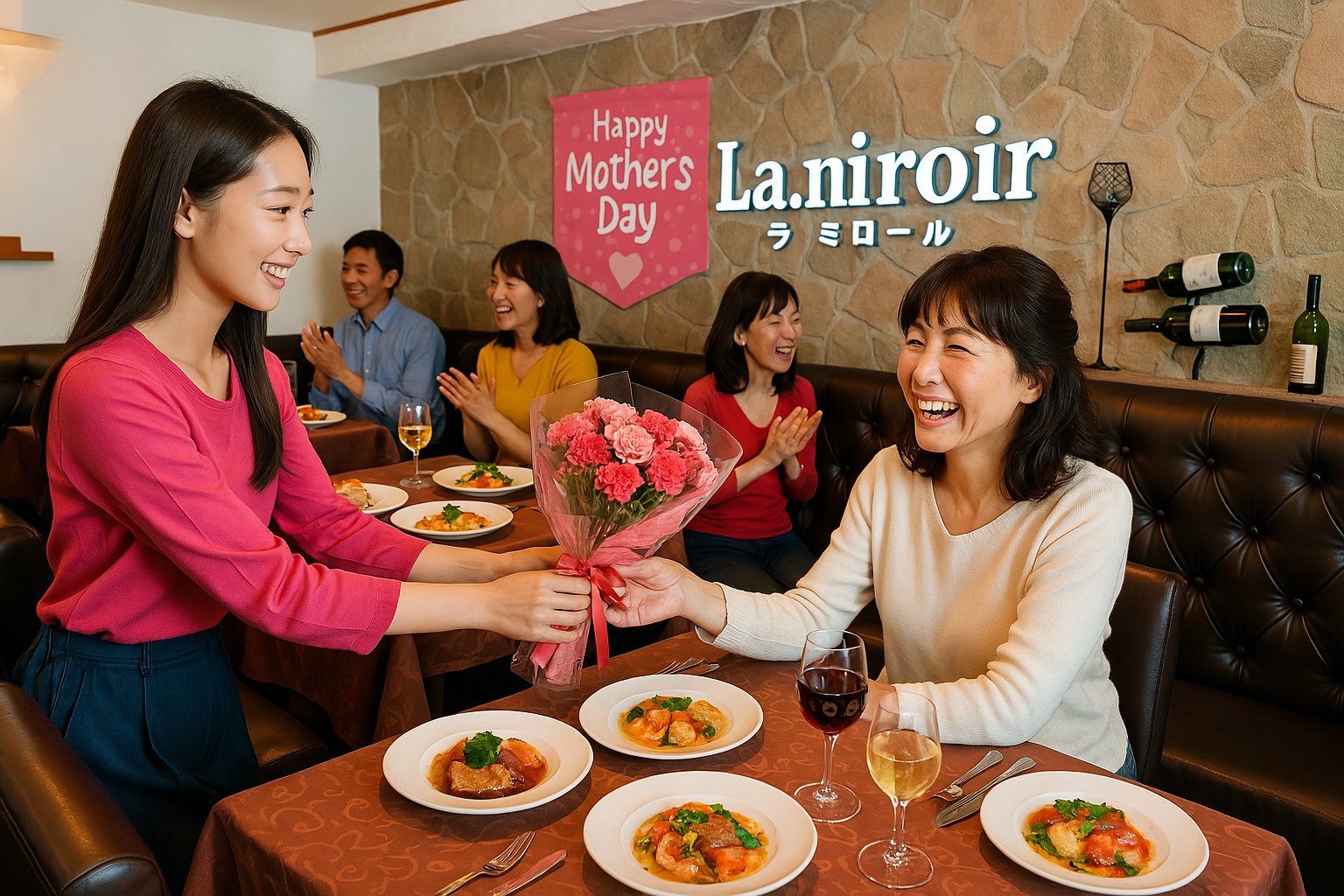 母の日（happy mothers day）