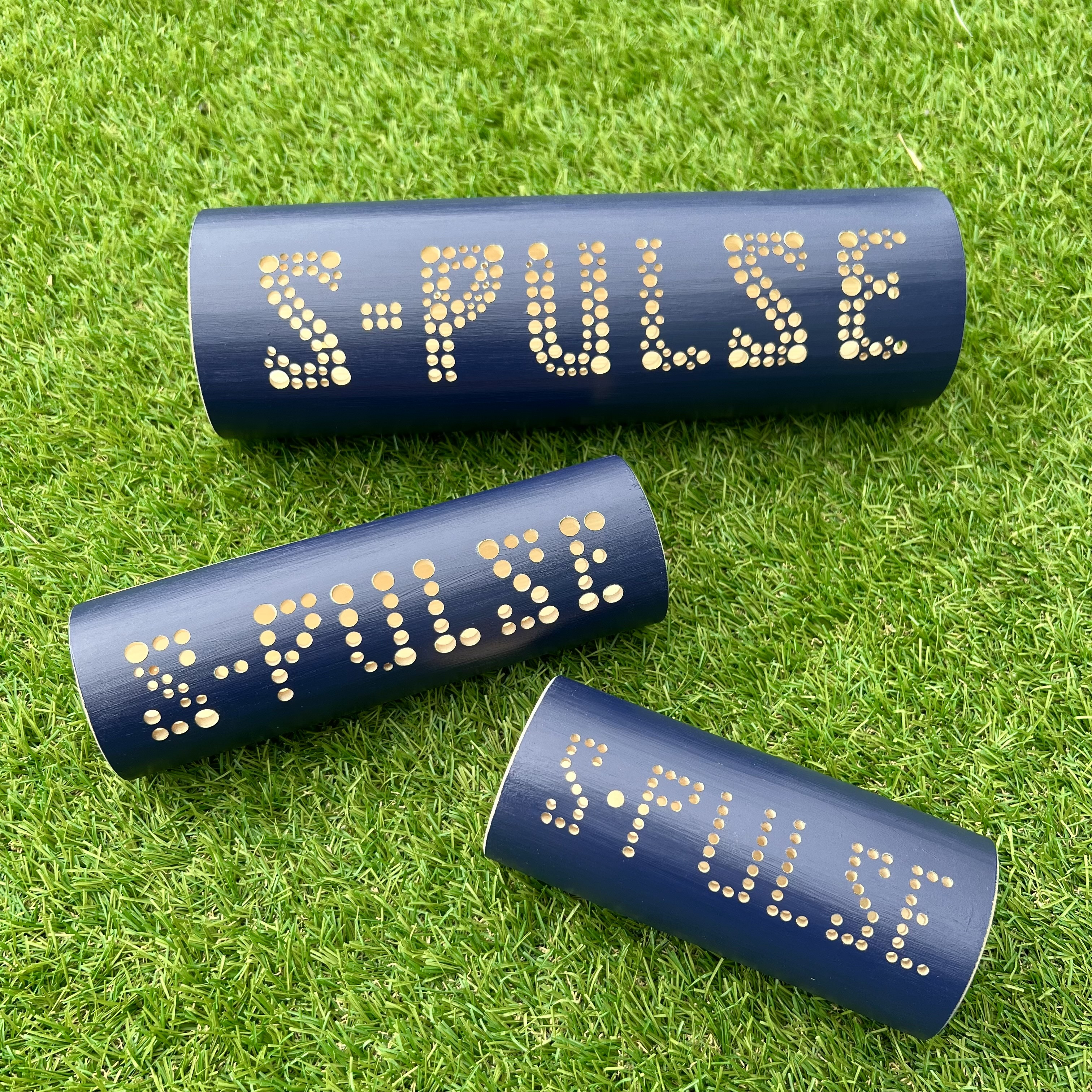 エスパルス竹灯ろう　ブルーカラー出ました！