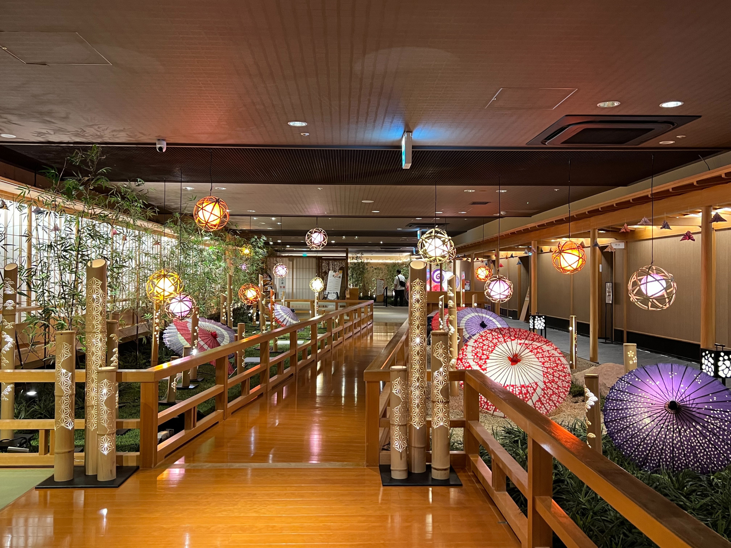 きぬ川温泉　ホテル三日月様　（株）タカショーデジテック様案件