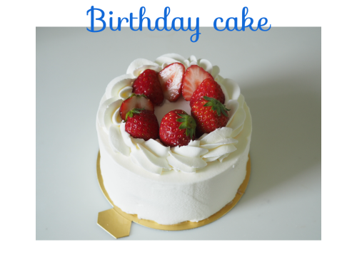 5月のデコレーションケーキ　ご予約について