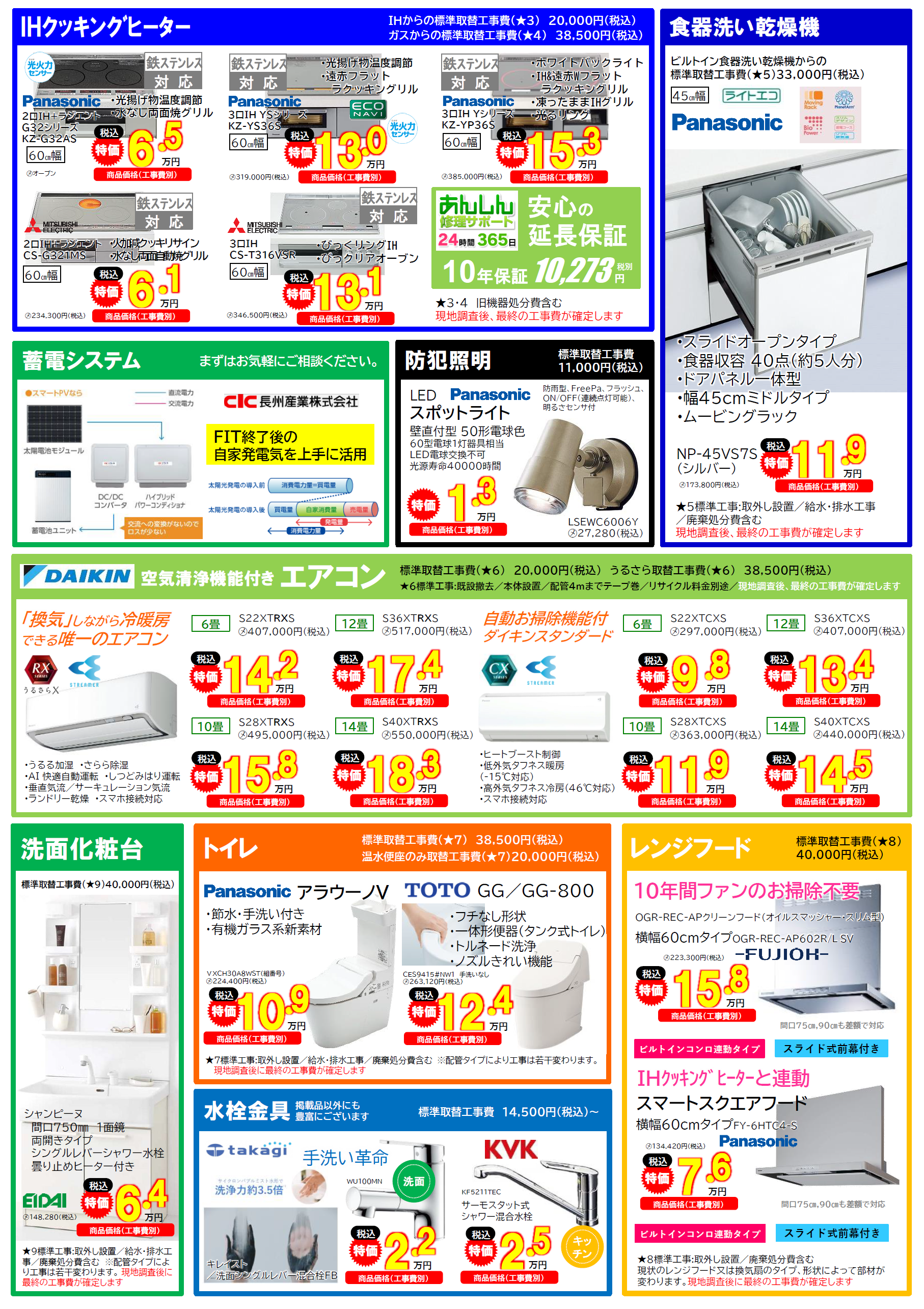 エコキュートの取り替え