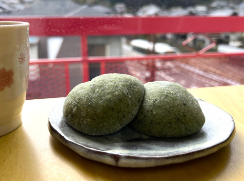 旬のお料理教室～ヨモギ餅～