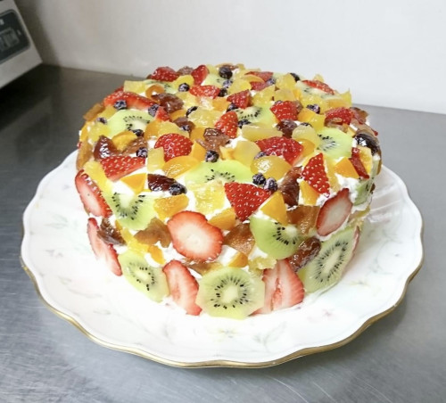 発酵フルーツクリスマスケーキ作り