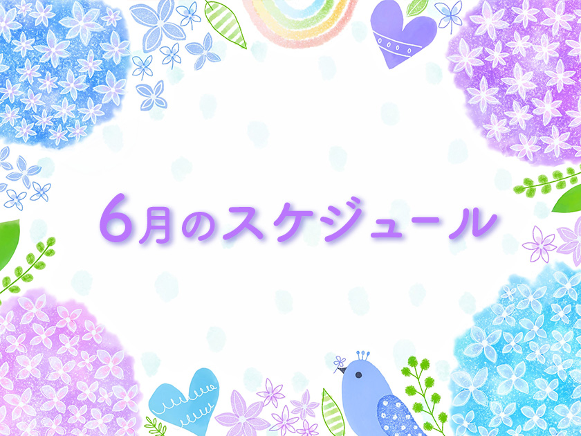6月のスケジュール