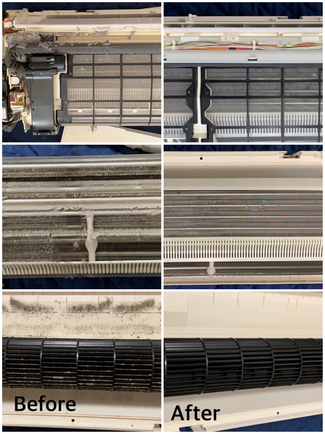 エアコンクリーニング　持ち帰り分解洗浄のみ