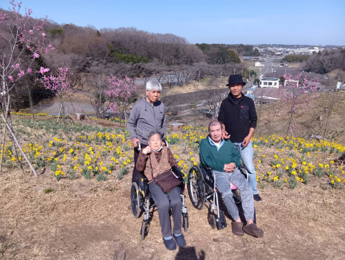 鹿沼市の花木センターへ。さつきやルピナスで有名な人気スポットです。3月はスイセンがきれいでしたね。
