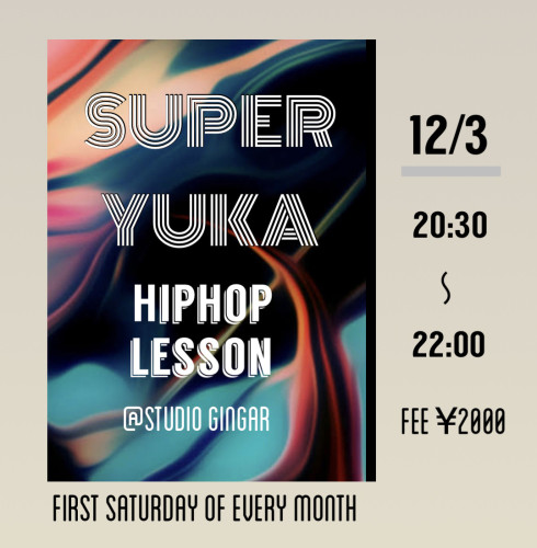 SUPER YUKA hiphop lesson
