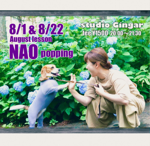 NAO popping lesson