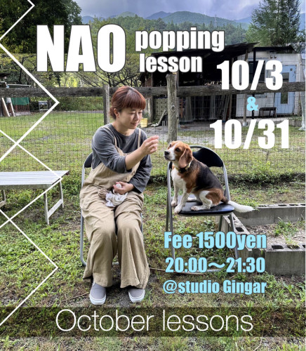 NAO popping lesson