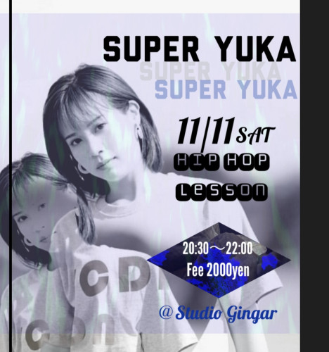 SUPER YUKA hiphop lesson