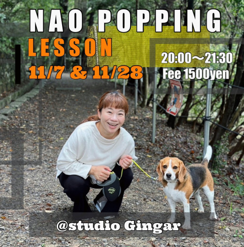 NAO popping lesson ◻️11月