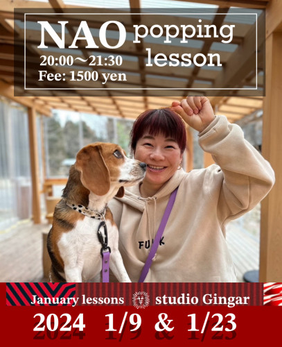 NAO popping lesson◻️1月のレッスン