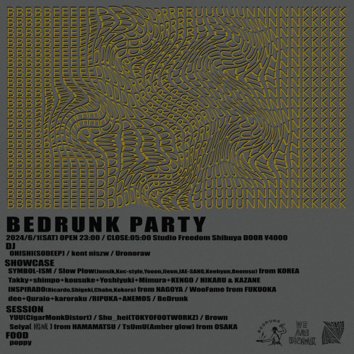 BEDRUNKPARTY6/1 出演しました