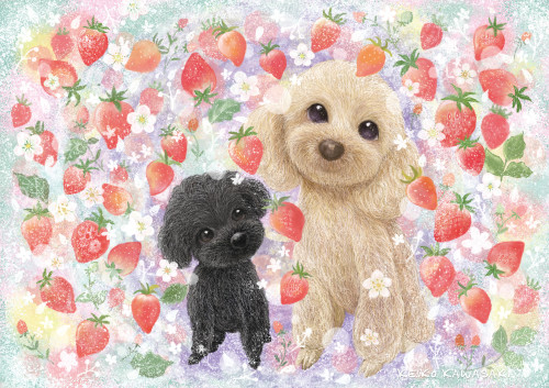 さくらちゃんとくららちゃんと苺.jpg