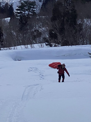 西山スノーシュートレッキング