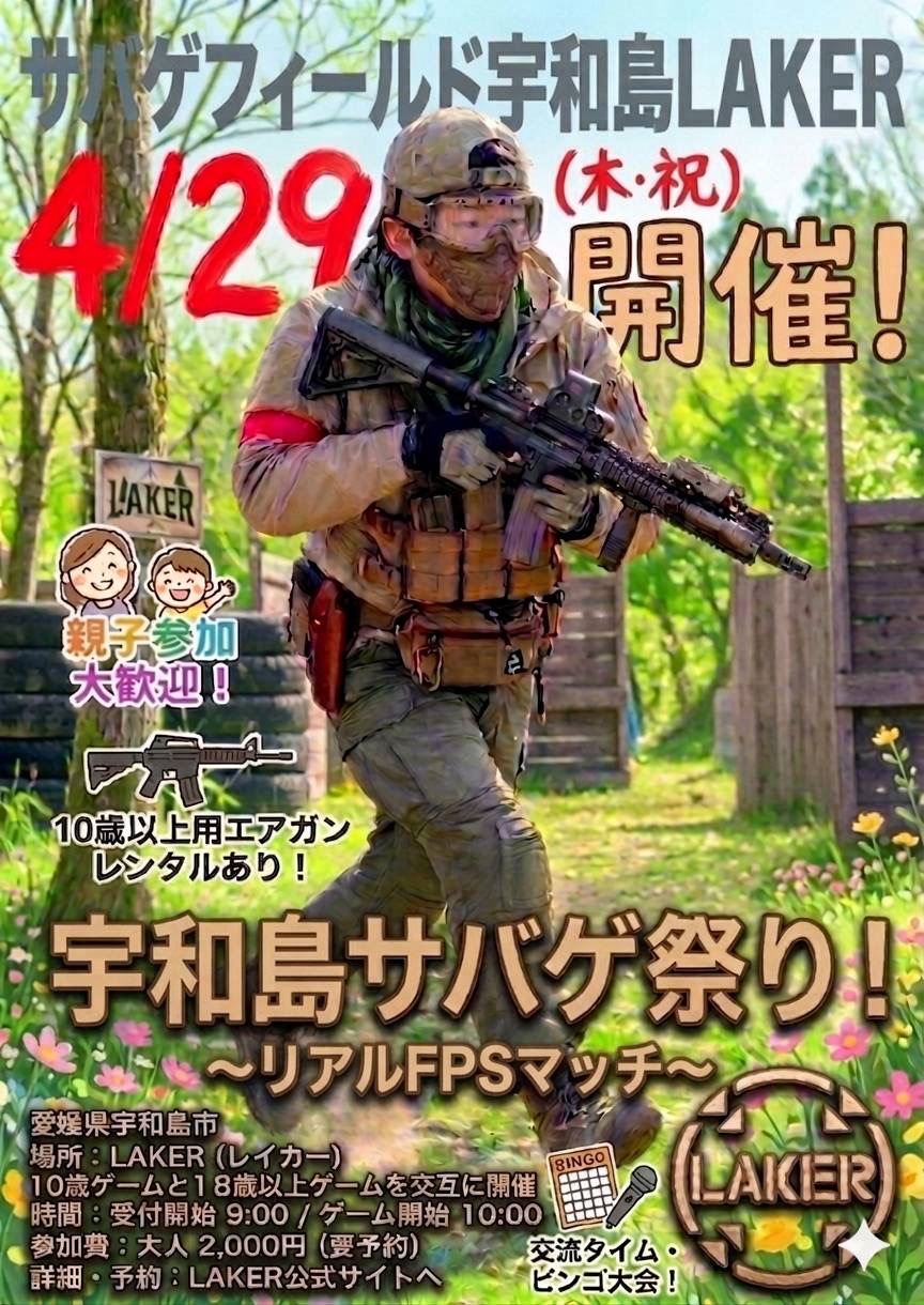 宇和島サバゲ祭り！～リアルFPSマッチ～