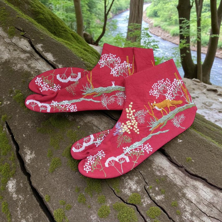 刺繍足袋