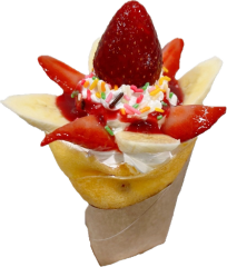 いちごバナナスペシャルクレープ