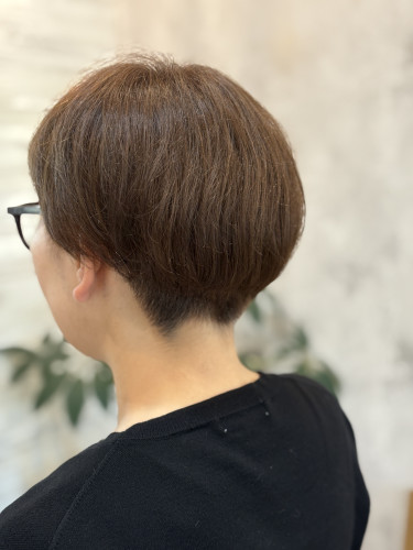 ショートスタイルがとてもお似合いのお客様