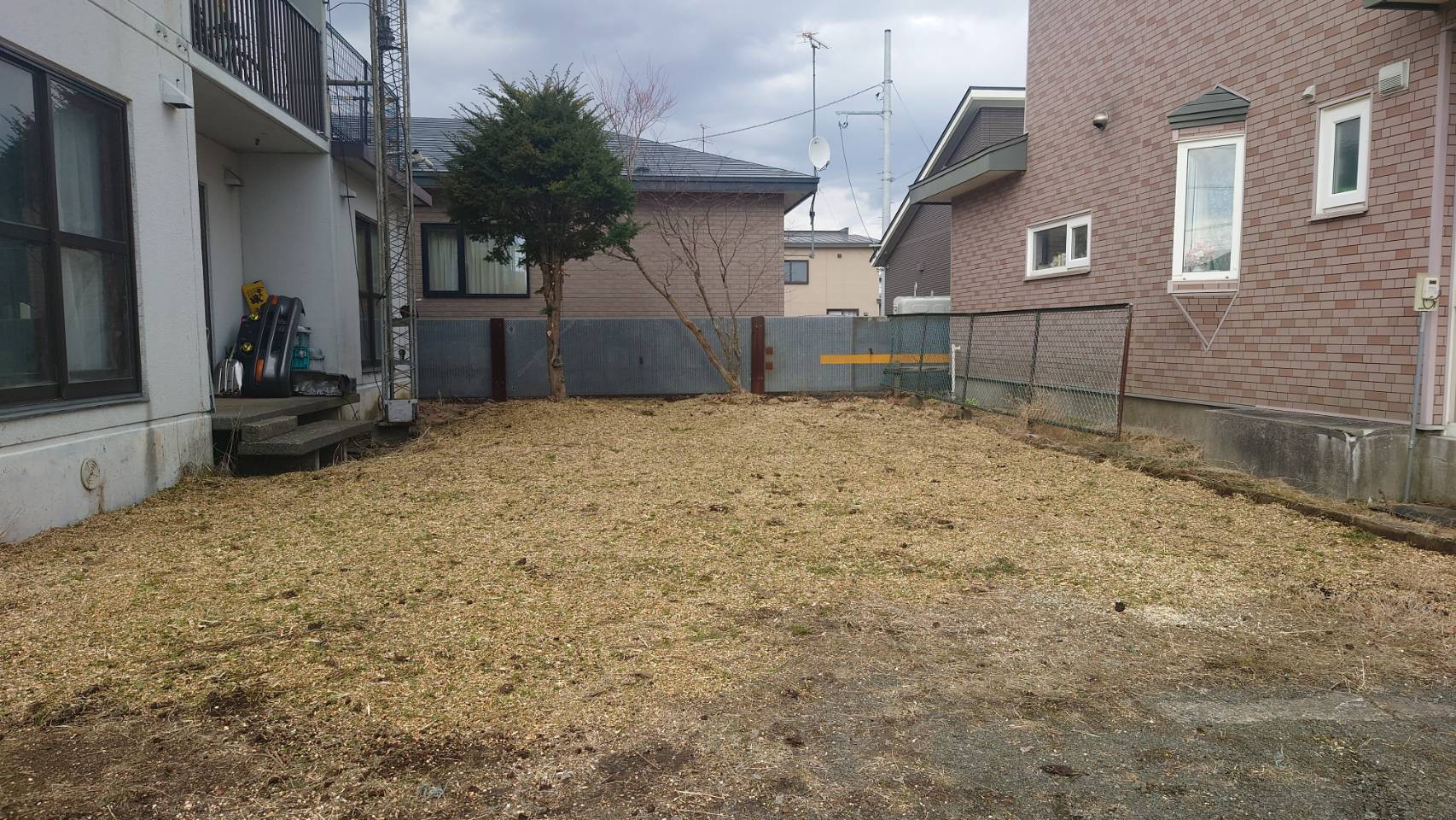 お庭の木の伐採　きれいにさっぱり完了いたします